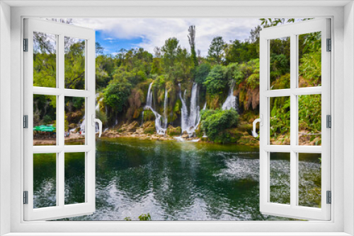 Fototapeta Naklejka Na Ścianę Okno 3D - Kravica waterfalls in Bosnia and Hercegovina
