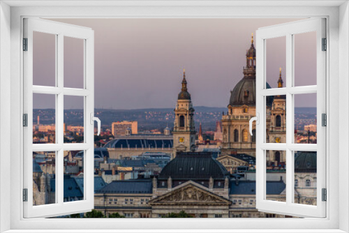 Fototapeta Naklejka Na Ścianę Okno 3D - View of St. Stephen's Basilica in Budapest, Hungary