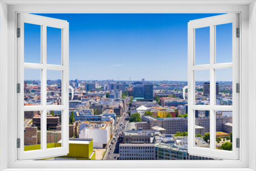 Fototapeta Naklejka Na Ścianę Okno 3D - Fernsehturm television tower, Berlin views, Germany
