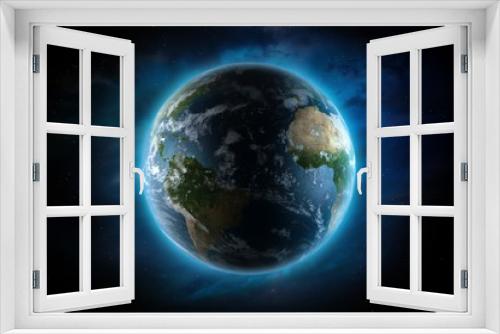 Fototapeta Naklejka Na Ścianę Okno 3D - Planet Earth Illustration