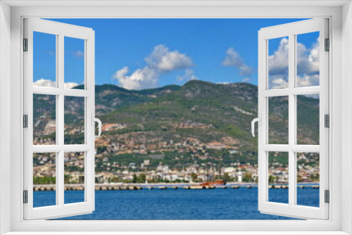 Fototapeta Naklejka Na Ścianę Okno 3D - Alanya Harbour