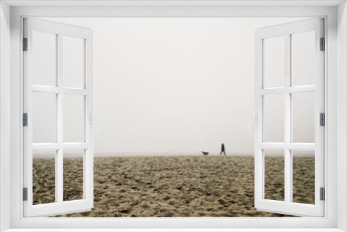 Fototapeta Naklejka Na Ścianę Okno 3D - Mgła w Gdyni