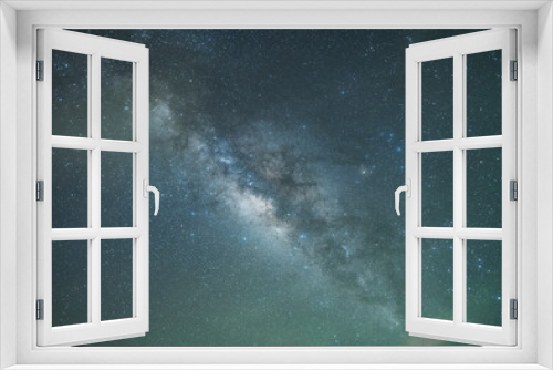 Fototapeta Naklejka Na Ścianę Okno 3D - The Milky way and stars in the night sky