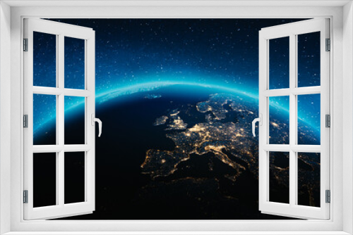 Fototapeta Naklejka Na Ścianę Okno 3D - Planet Earth - West Europe