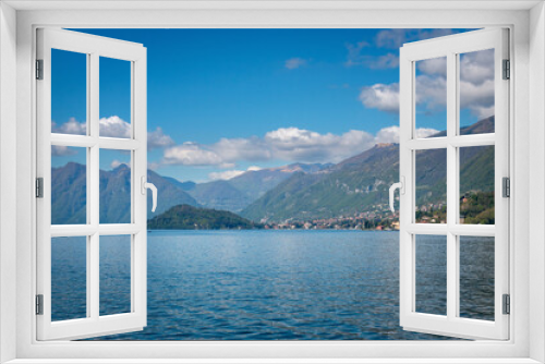 Fototapeta Naklejka Na Ścianę Okno 3D - Scenic view of southwestern branch of Lake Como, Italy
