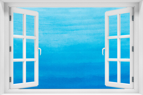 Fototapeta Naklejka Na Ścianę Okno 3D - blue watercolor background