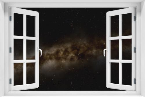 Fototapeta Naklejka Na Ścianę Okno 3D - Milky Way Galaxy in space Black background