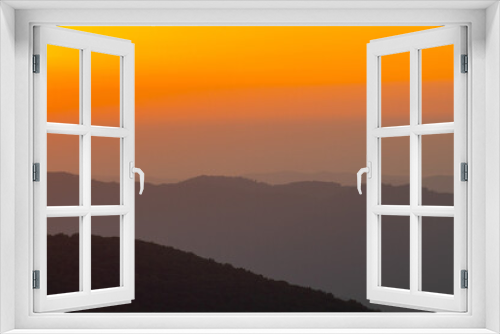 Fototapeta Naklejka Na Ścianę Okno 3D - Sunrise in the Blue Ridge Mountains
