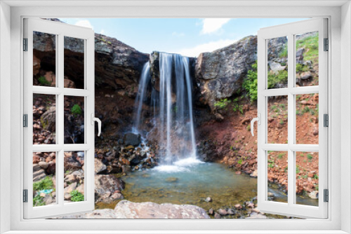 Fototapeta Naklejka Na Ścianę Okno 3D - stony waterfall in Türkiye