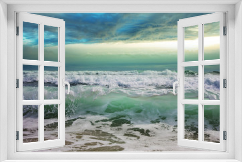Fototapeta Naklejka Na Ścianę Okno 3D - Wave