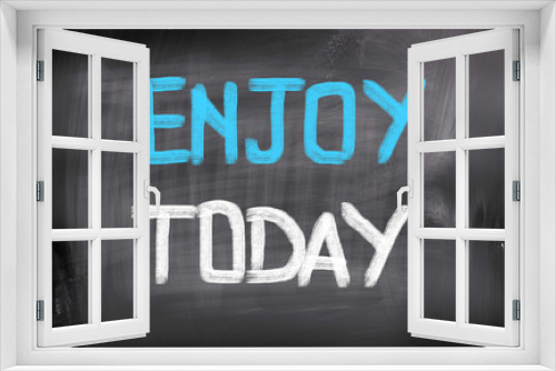 Enjoy Today Concept