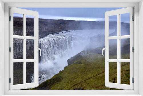 Fototapeta Naklejka Na Ścianę Okno 3D - Dettifoss, la cascada más caudalosa de Europa, Iceland