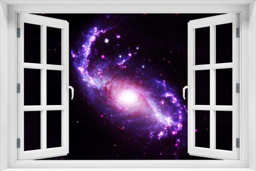 Fototapeta Naklejka Na Ścianę Okno 3D - A beautiful spiral galaxy. Elements of this image furnishing NASA.