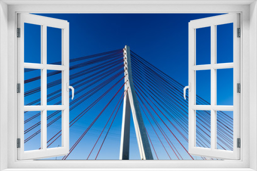 Fototapeta Naklejka Na Ścianę Okno 3D - Modern bridge in Gdańsk, Poland