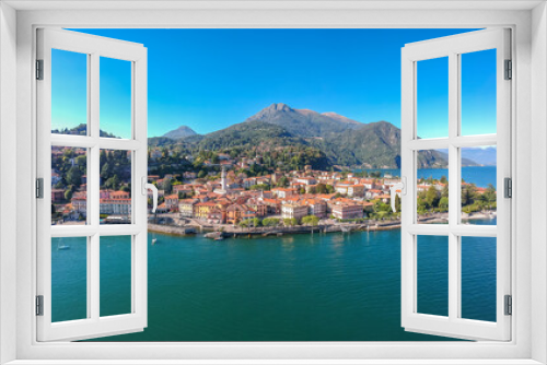 Fototapeta Naklejka Na Ścianę Okno 3D - Menaggio old town and lake Como, Lombardy region, Italy, Europe