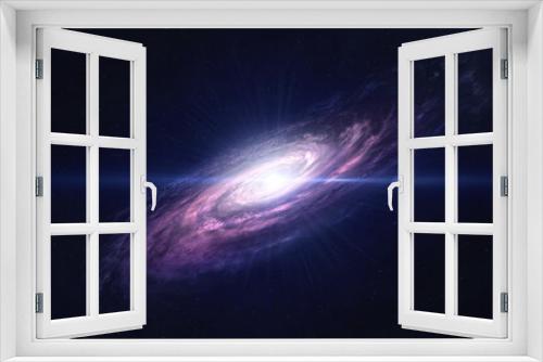 Fototapeta Naklejka Na Ścianę Okno 3D - Galaxy and nebula. Galaxy, with endless deep space. Stunning spiral galaxy and stars. Controls the energy of the entire galaxy. Elements of this image furnished by NASA.