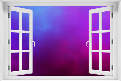 Fototapeta Naklejka Na Ścianę Okno 3D - Neon Colored Cloud Gradient in Blue, Pink and Purple