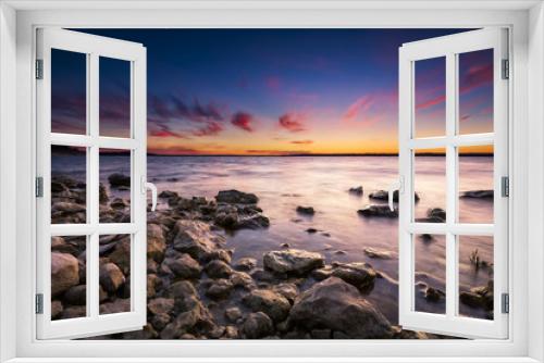 Fototapeta Naklejka Na Ścianę Okno 3D - Benbrook Lake Sunset