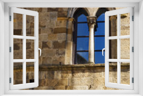 Fototapeta Naklejka Na Ścianę Okno 3D - Low angle view of window of a palace