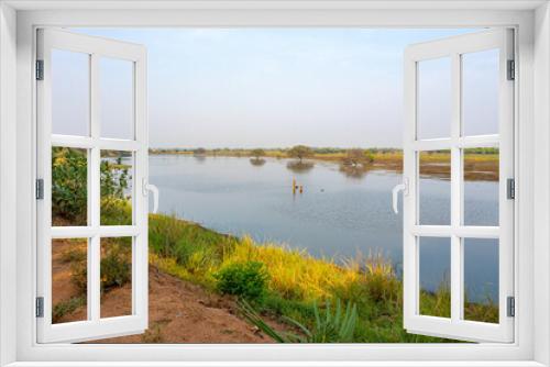 Fototapeta Naklejka Na Ścianę Okno 3D - Kooram Lake, India
