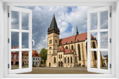 Fototapeta Naklejka Na Ścianę Okno 3D - Church of St. Egidius in Bardejov