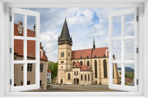 Fototapeta Naklejka Na Ścianę Okno 3D - Church of St. Egidius in Bardejov