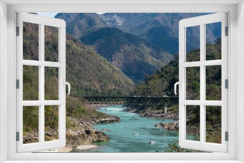 Fototapeta Naklejka Na Ścianę Okno 3D - Rishikesh Gateway to Himalayas Uttarakhand India Uttarakhand 