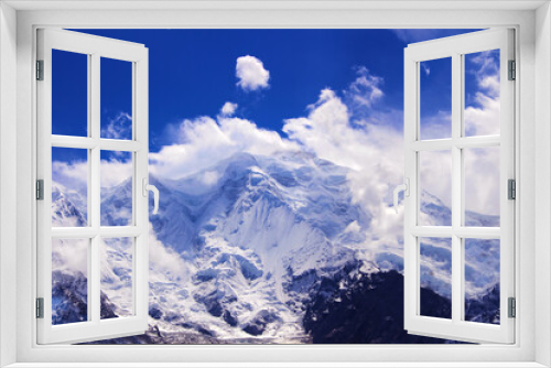 Fototapeta Naklejka Na Ścianę Okno 3D - Rakaposhi Mountain, Pakistan