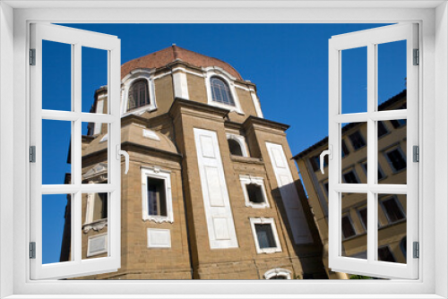 Fototapeta Naklejka Na Ścianę Okno 3D - Capelle Medicee - Piazza Madonna degli Aldobrandini - Florence - Italy