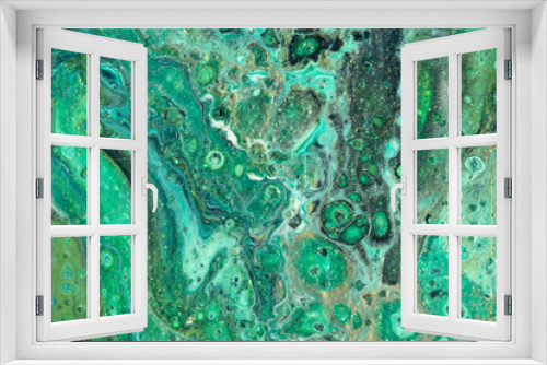 Fototapeta Naklejka Na Ścianę Okno 3D - abstract background of green texture 