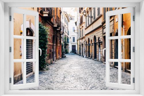Fototapeta Naklejka Na Ścianę Okno 3D - Historic street in Florence, Italy