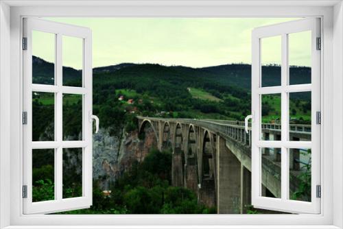 Fototapeta Naklejka Na Ścianę Okno 3D - Tara Bridge, Montenegro 