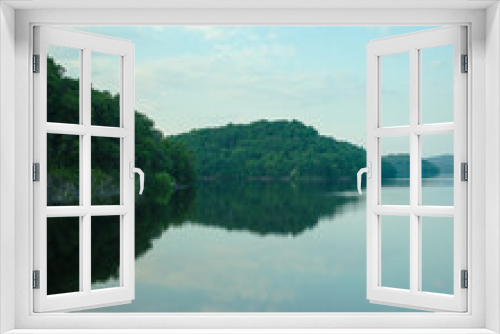 Fototapeta Naklejka Na Ścianę Okno 3D - View of New Croton Reservoir, Westchester County, New York