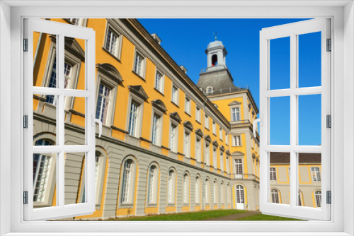 Fototapeta Naklejka Na Ścianę Okno 3D - kurfürstliches Schloss zugleich Universität in Bonn