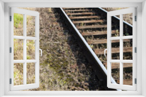 Fototapeta Naklejka Na Ścianę Okno 3D - railroad