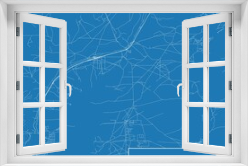 Blueprint US city map of Imlay, Nevada.