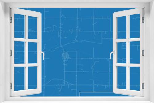 Blueprint US city map of Ripley, Oklahoma.