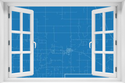 Blueprint US city map of Maysville, Oklahoma.