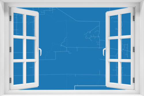 Blueprint US city map of Alborn, Minnesota.