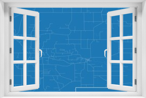 Blueprint US city map of Pine River, Wisconsin.