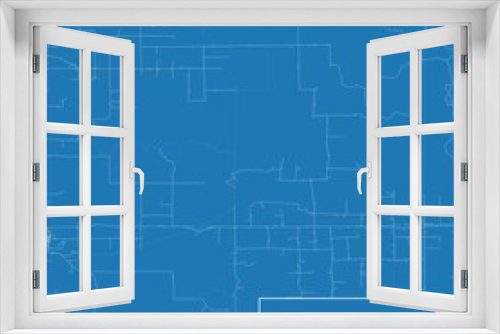 Blueprint US city map of Brantwood, Wisconsin.