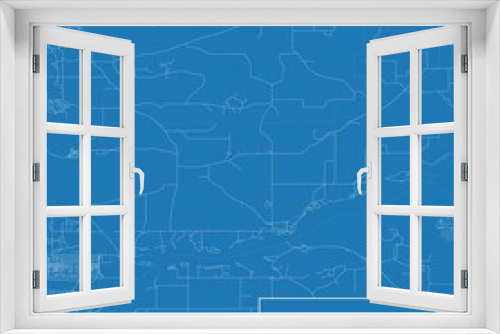 Blueprint US city map of Merrimac, Wisconsin.