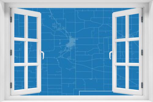 Blueprint US city map of Brodhead, Wisconsin.