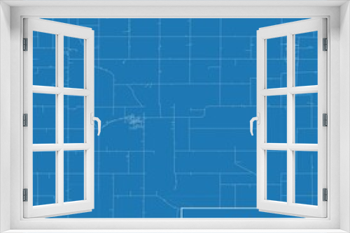 Blueprint US city map of Livermore, Iowa.