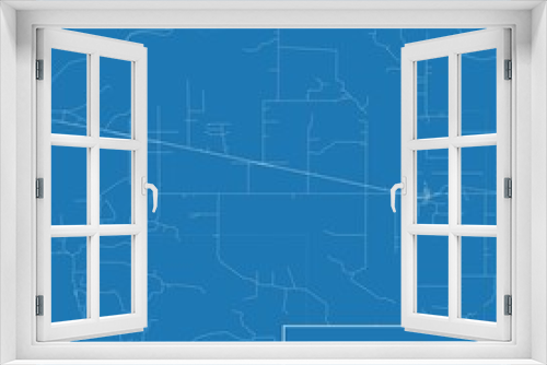 Blueprint US city map of Ewen, Michigan.