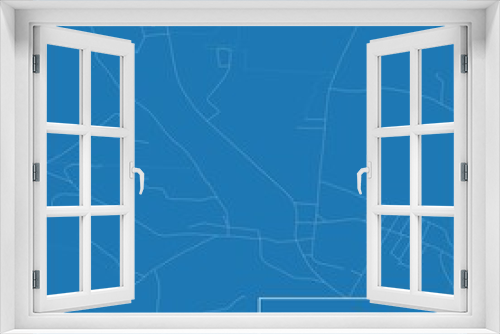 Blueprint US city map of Trimble, Ohio.