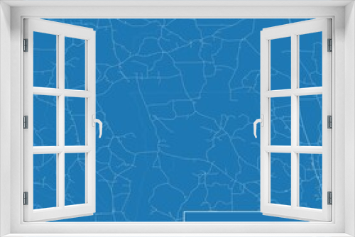 Blueprint US city map of Grady, Alabama.