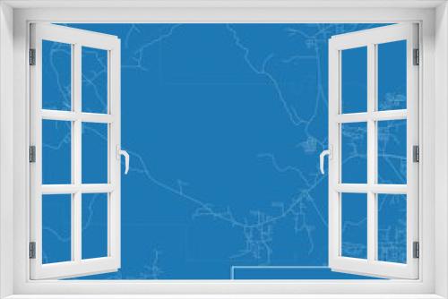 Blueprint US city map of Mulga, Alabama.