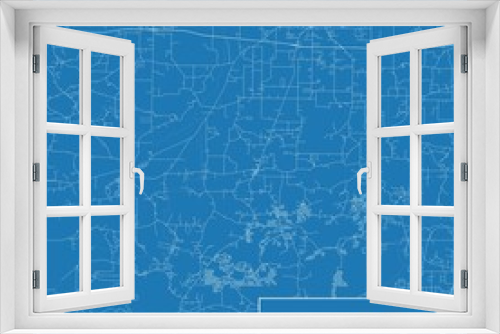 Blueprint US city map of Chipley, Florida.