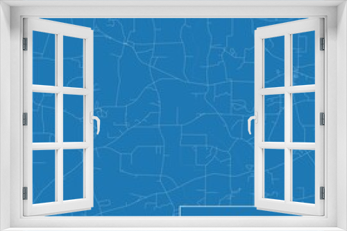 Blueprint US city map of Hartsfield, Georgia.